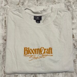 H&M Cream BloomCraft Tee